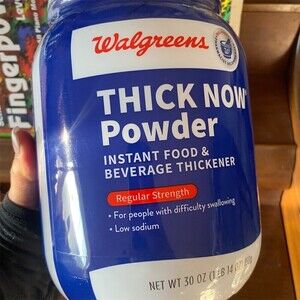 Walgreens Thick Now Powder Instant Food & Beverage Thickener Low Sodium